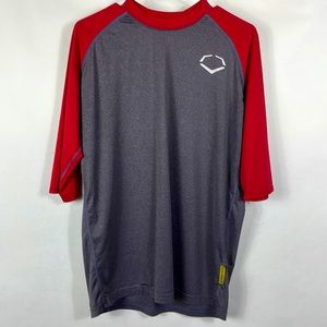 Evoshield baseball shirt, 3/4 sleeve. Sz Small